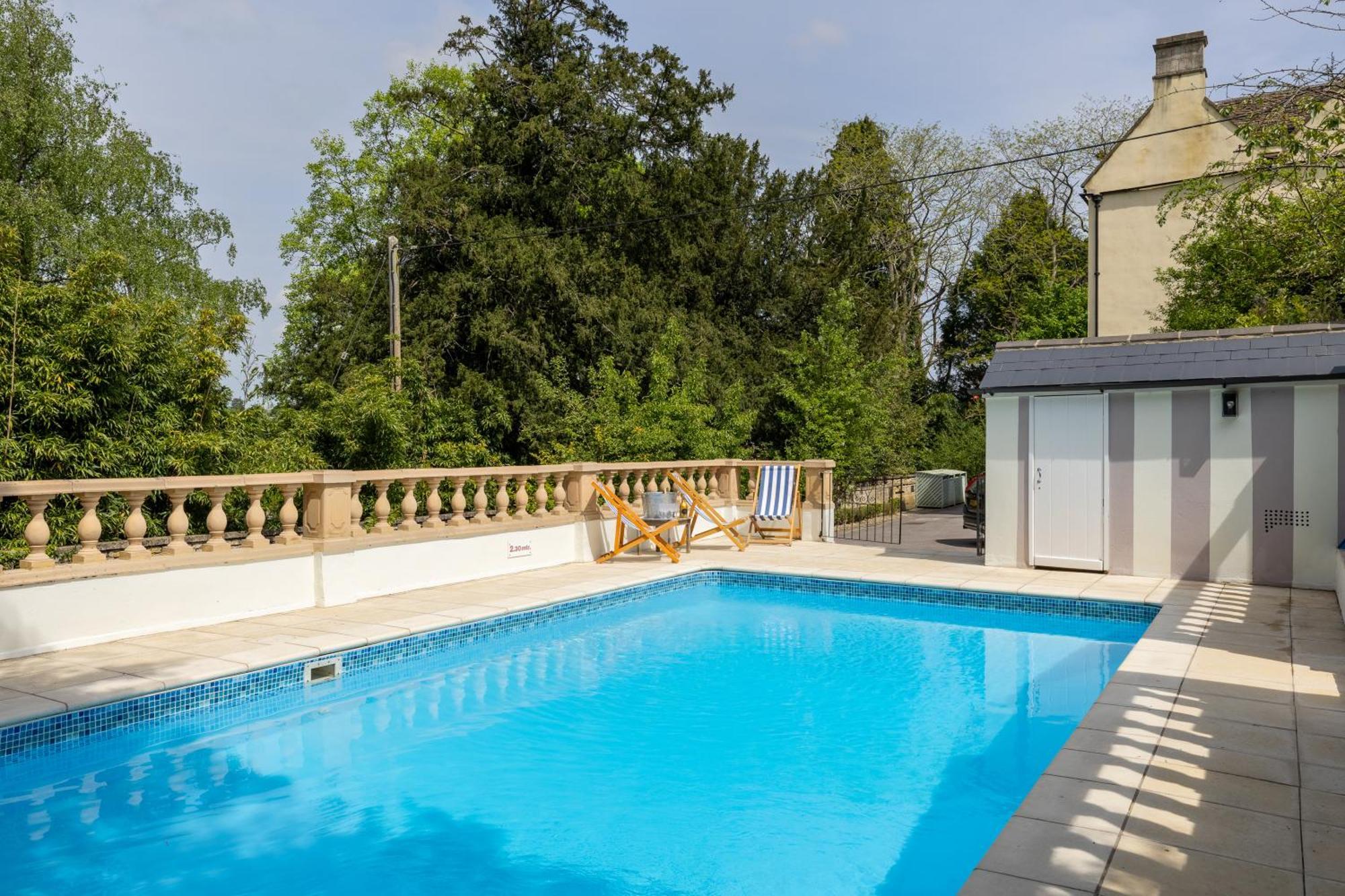The School Rooms Estate Beautiful, Georgian Apartments With Private Heated Pool And Hot Tub Wifi And Parking Near Bath Box  Luaran gambar